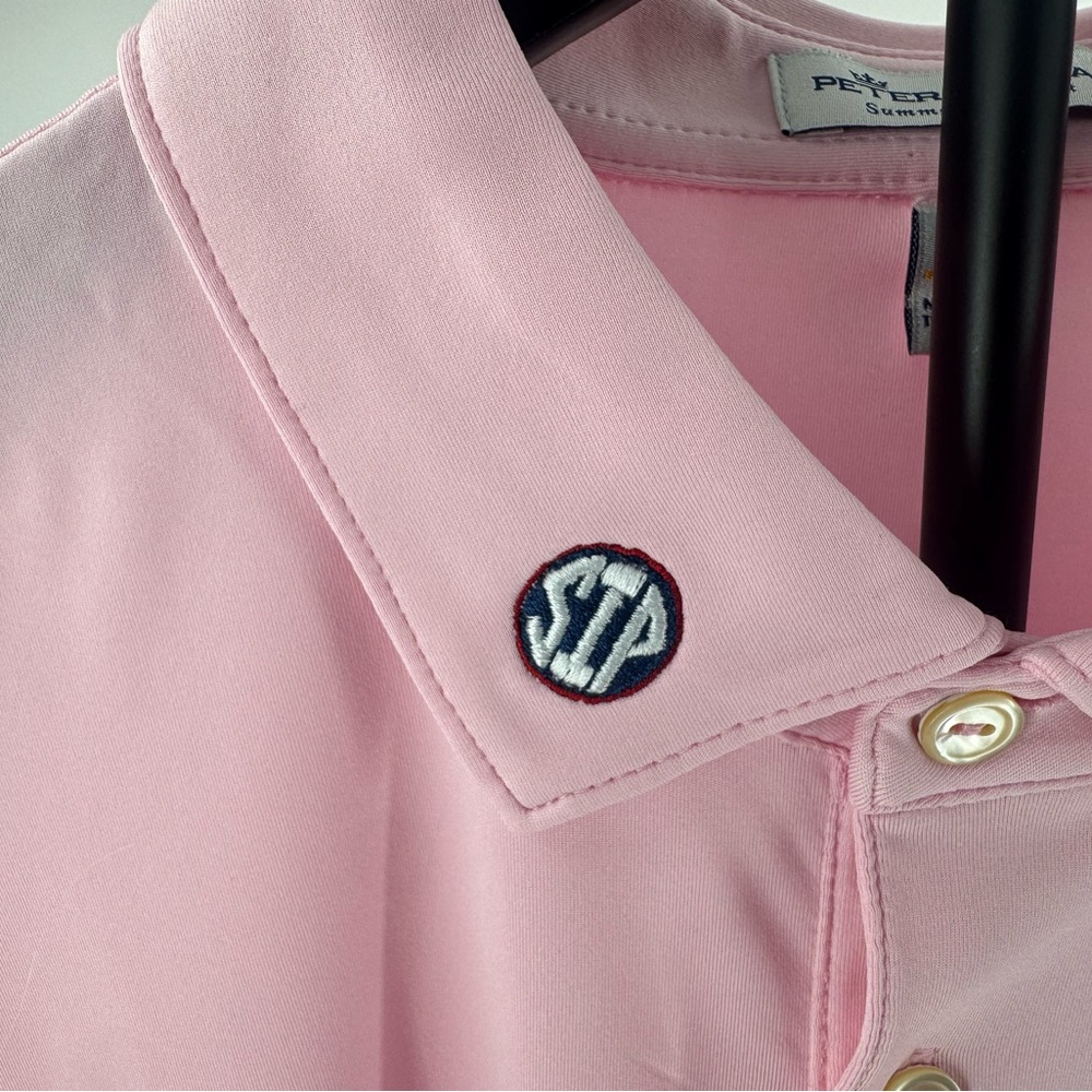 EXCLUSIVE SIP EMBROIDERED COLLAR! "REAL REBS WEAR PINK"! OLE MISS! NWT - LARGE - Picture 6 of 7
